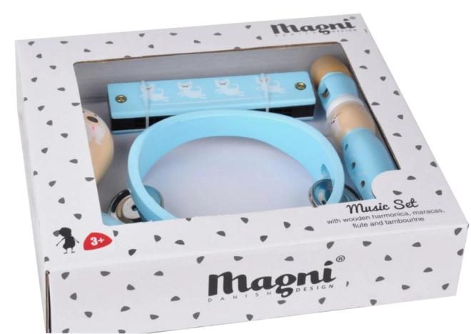 Komplet sæt med fire instrumenter