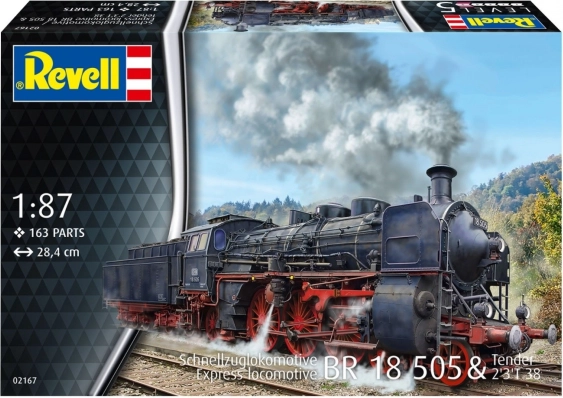 Model af lokomotiv Express Locomotive BR18 1/87
