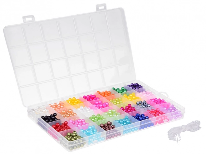Sæt med perler til fremstilling af venskabsarmbånd