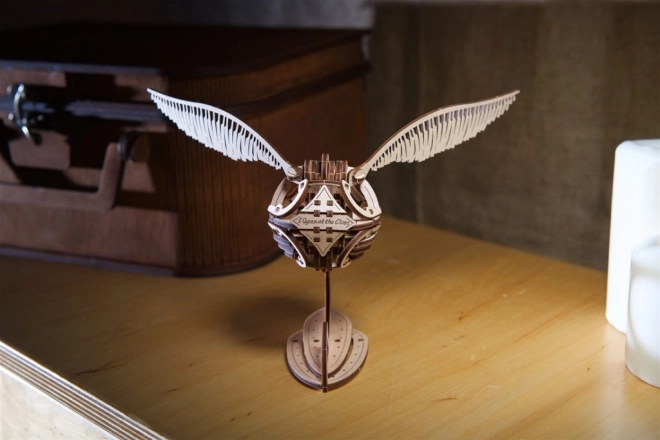 Ugears 3D mekanisk træpuslespil Gyldne Snitch, Harry Potter