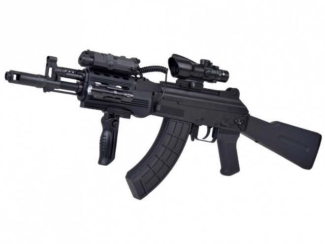 Stor realistisk automatisk AK-riffel med vandkugle genopladeligt batteri ZA3354