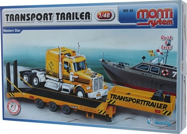 Modelbyggesæt Transport Trailer 1:48