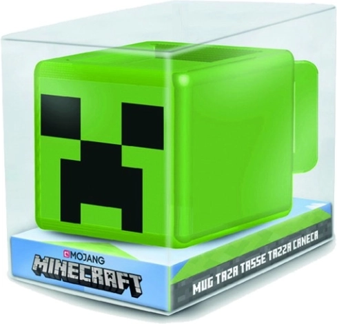 Licenseret 3D-krus MINECRAFT Creeper 440 ml
