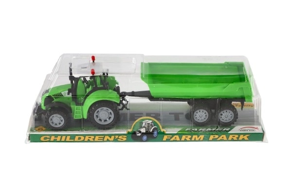 Traktor med trailer til børn