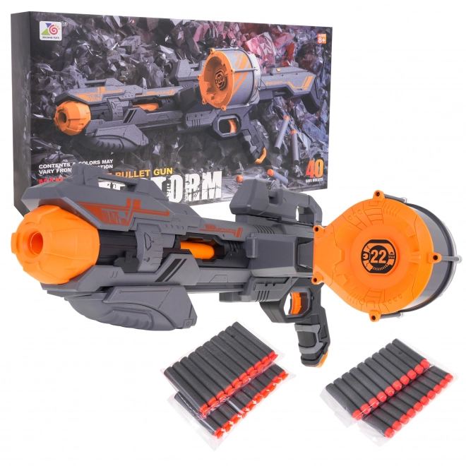 Mega Blaze Storm grå riffel