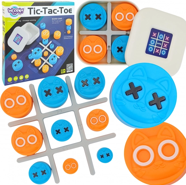 Lommeleg Tic-Tac-Toe Katte i æske fra Woopie
