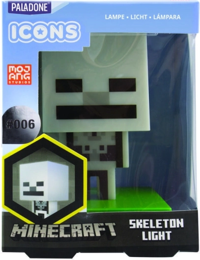 Minecraft-lys – ikonisk skeletlampe