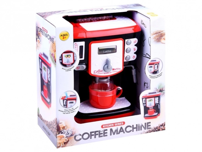 Stor interaktiv kaffemaskine lyde fra café ZA2897