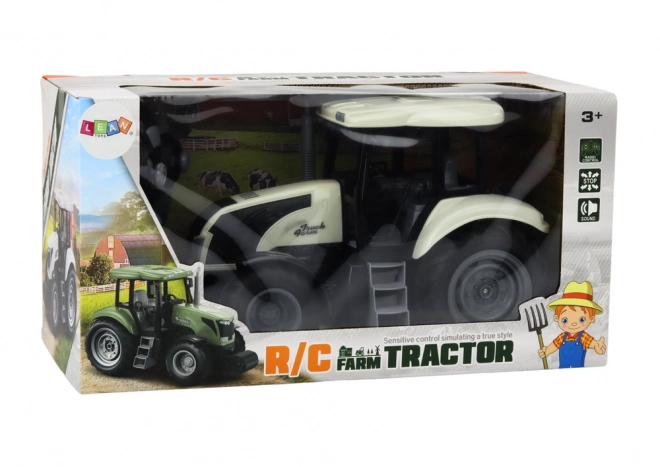 Fjernstyret traktor RC 2.4G Lyde Hvid