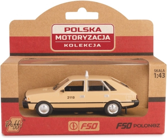 model af FSO Polonez taxi 1:43 beige