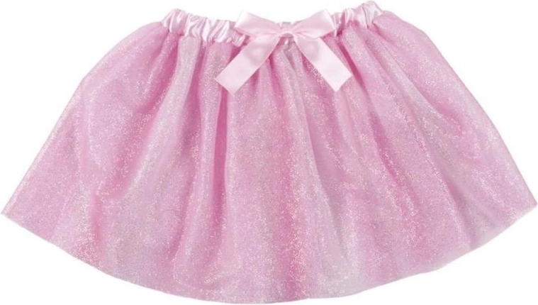 Glitrende tutu-nederdel med sløjfe