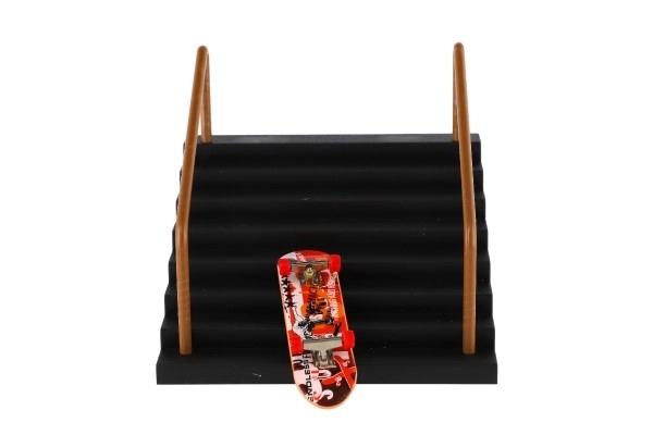 Trap med gelænder til finger skateboard