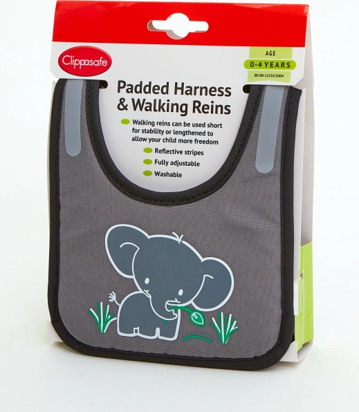 Barnesnor med polstring, Sort - Elefant