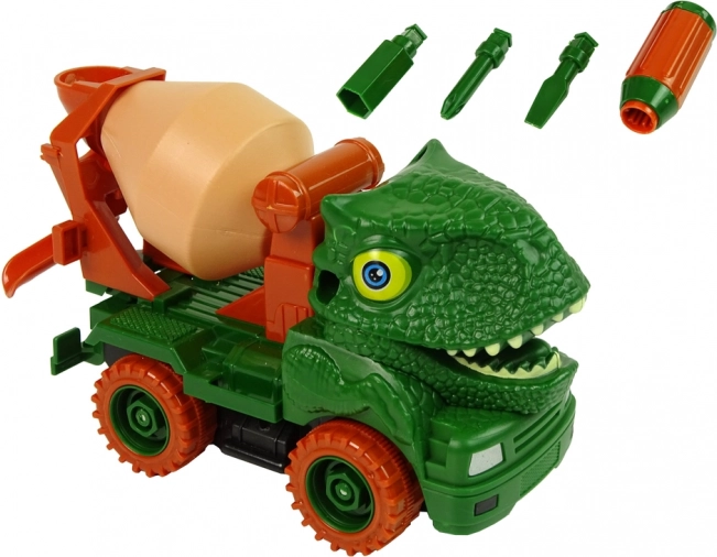 Dinosaur-betonblander til at skille ad