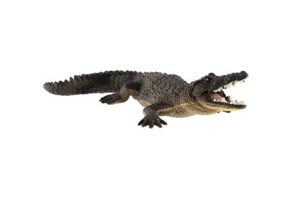 Vestafrikansk krokodille i plast 17 cm i pose