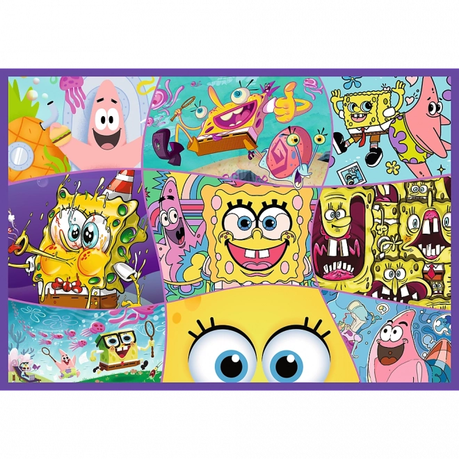 Puslespil 4x250 Skøre Verden med SvampeBob