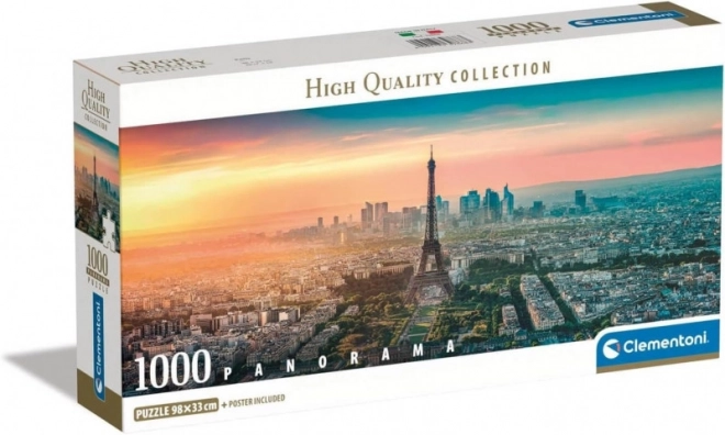 Puslespil 1000 stk Kompakt Panorama Paris