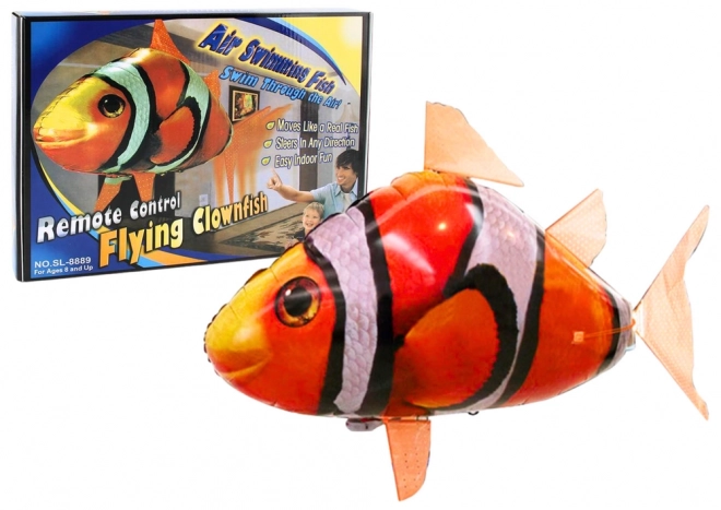 Fjernstyret R/C Klovnefisk Orange Flyvende Ballon