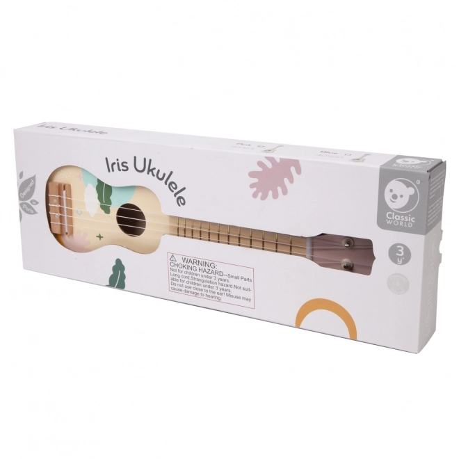 Klassisk verdens pink træ-ukulele til børn