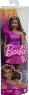 Barbie Fashionistas – modedukke i lyserød kjole med flæse