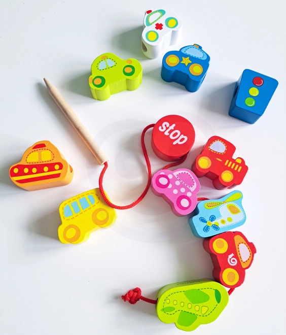 Classic World snørebare perler – transport, 13 stk.