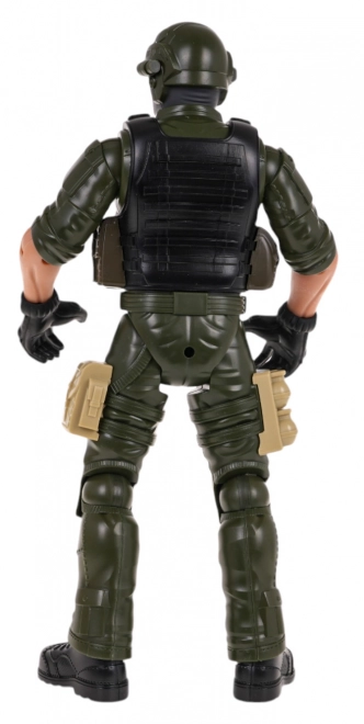 Soldat figur + tilbehør