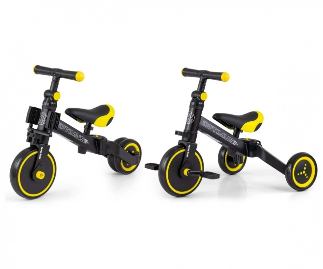 Børnetricycle 3 i 1 Optimus Sort