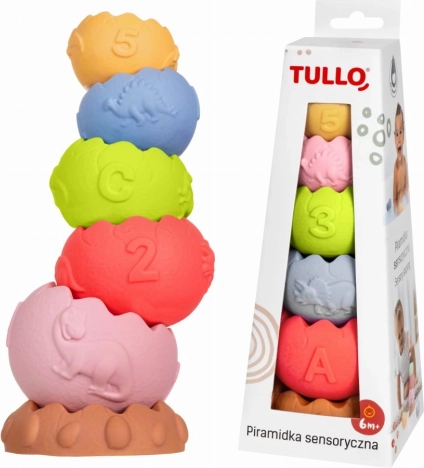 pastelfarvet sensorisk pyramide Tullo
