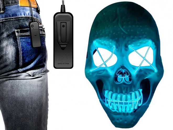 Lysende Halloween-maske