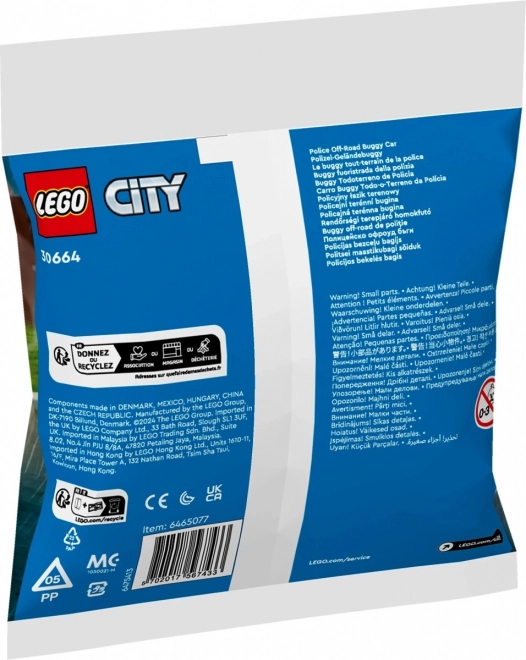 Lego City Politiets terrængående buggy