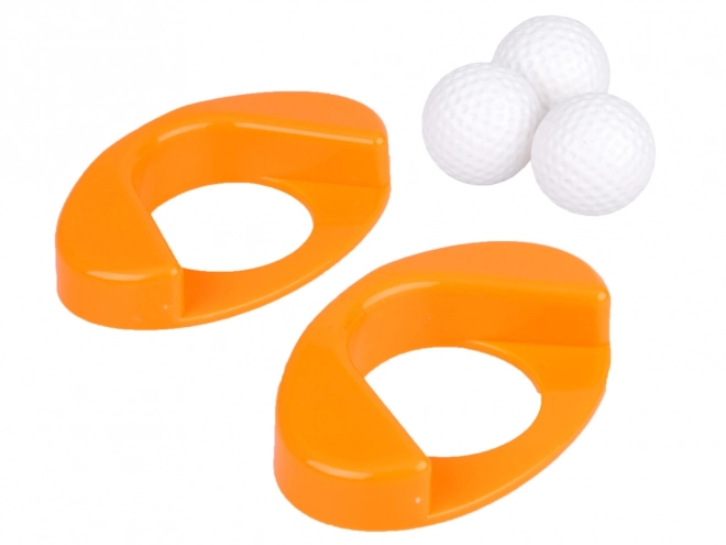 Sæt til minigolf med stativ og tilbehør