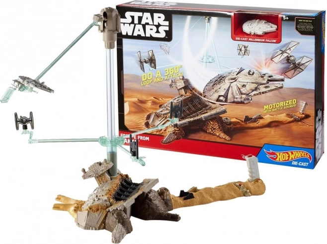 Star Wars-legest med rumskibe fra Hot Wheels