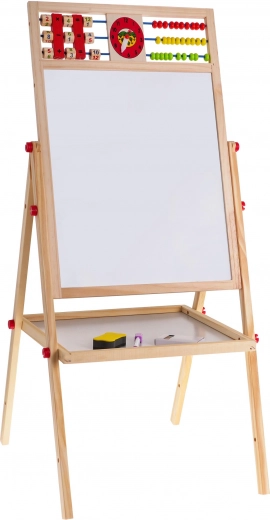 Dobbelt-sidet flade: whiteboard og kridt