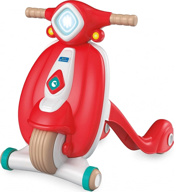 Gåstol og løbecykel CLEMENTONI Baby Scooter Vespa – rød