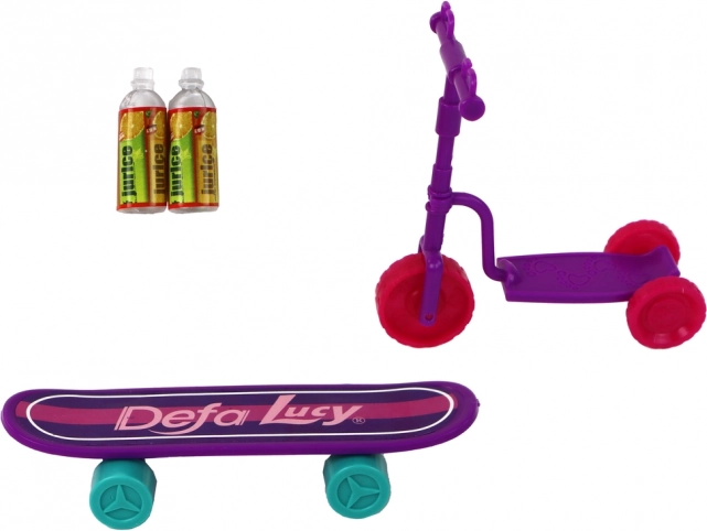 Løbehjul og skateboard
