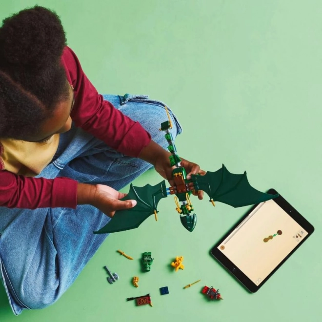 Lego Ninjago grøn skovdrage Lloyds