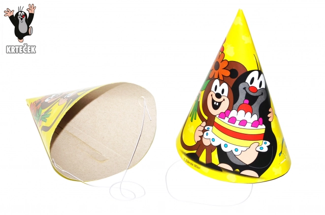 Festehatte Krtek og venner 6 styk, 15 cm