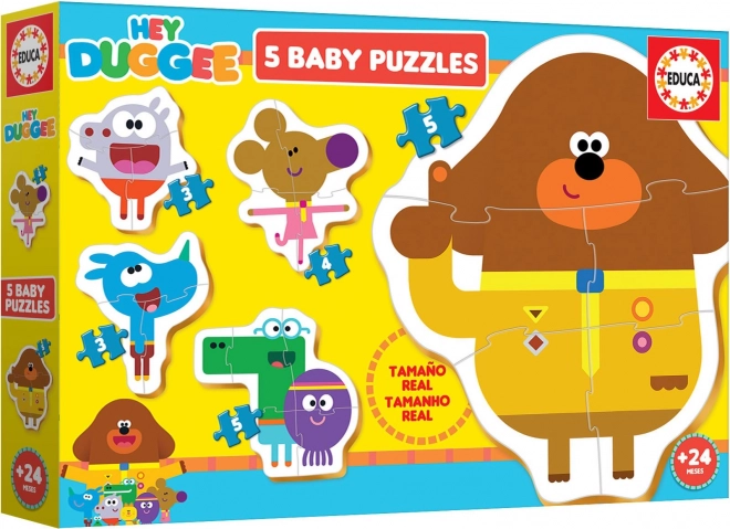 Educa Baby puslespil Hey Duggee 5v1