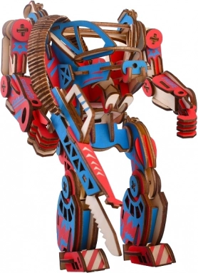 Woodcraft træ 3D-puslespil Powersuit farverig