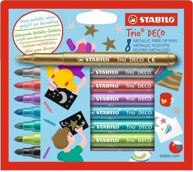 STABILO Trio DECO 8 tusser