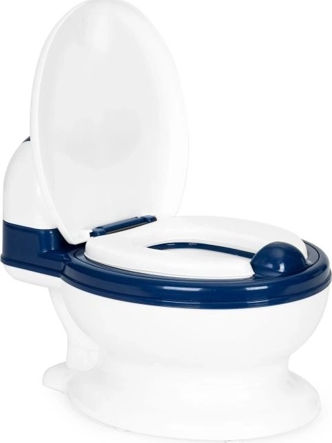 ECOTOYS Potte - Børne toilet - hvid, blå