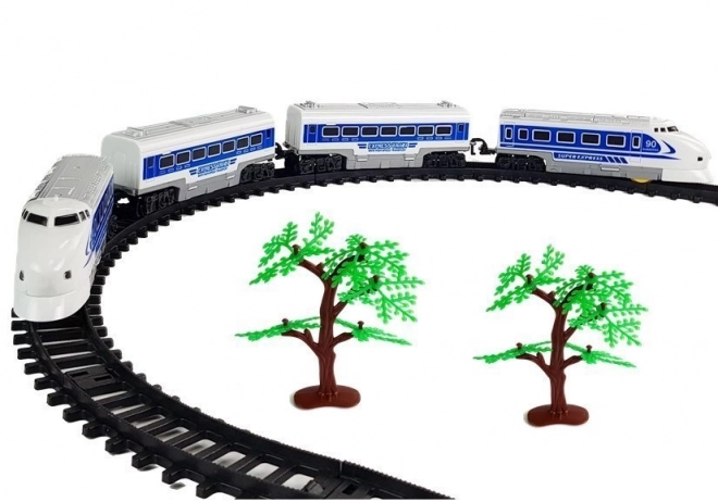 Elektrisk togsæt Pendolino med effekter