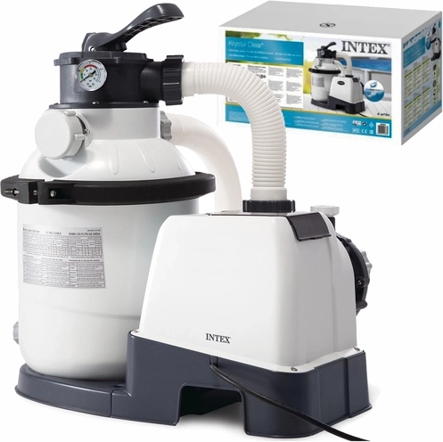 Sandfilter til pool 5700 l/t med Hydro Aeration-teknologi INtex