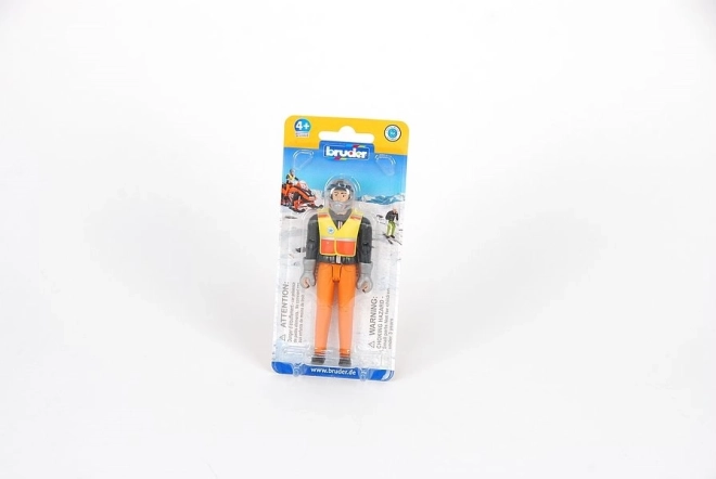Bruder Bworld figur af fører af snescooter