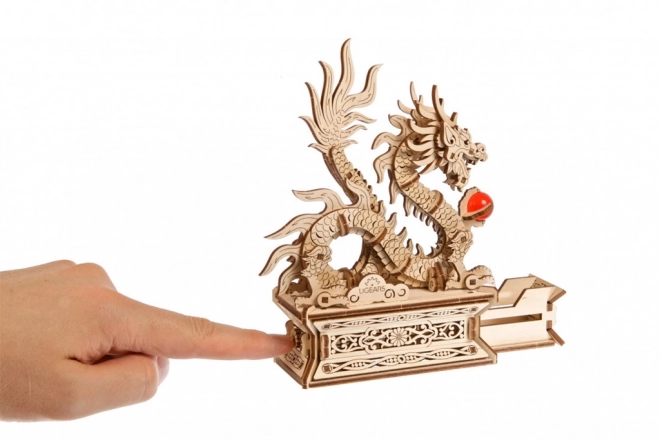 Ugears 3D træ mekanisk puslespil Drage