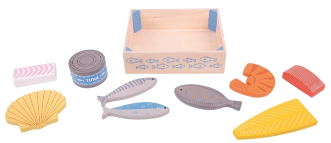 Træskaldyr i kasse Bigjigs Toys
