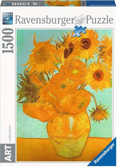RAVENSBURGER Puzzle Art Collection: Solsikker 1500 brikker