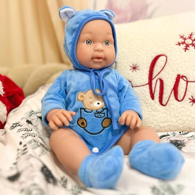 Woopie kongelig dukke baby i bjørnedragt 46 cm