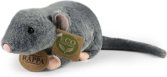Plysbamse-mus 20 cm eco-friendly Rappa
