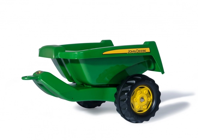 Grøn Rolly Kipper trailer til John Deere traktor